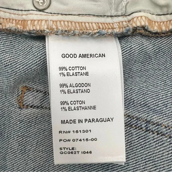 Good American Good Classic Distressed
Straight Leg High Rise Jeans Size 4/27
NEW - Picture 8 of 11